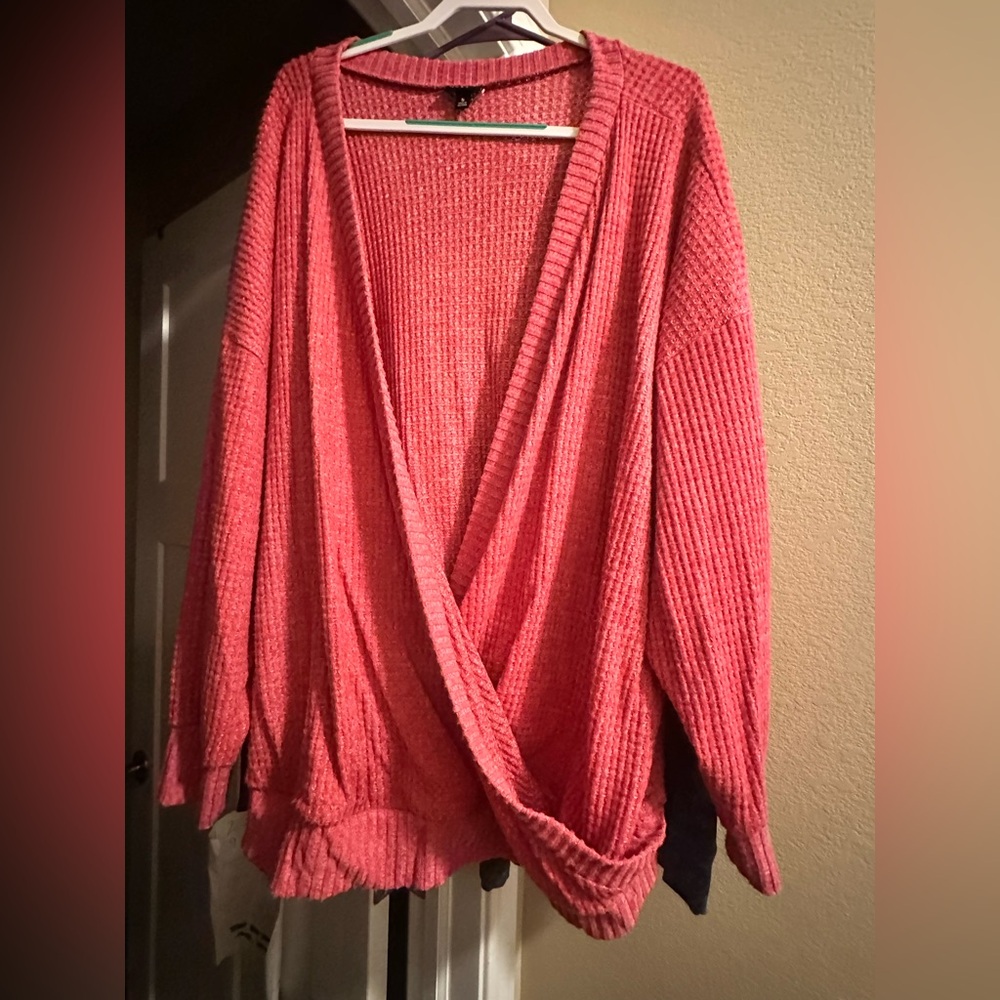 Torrid Cozy Pink Knit Sweater